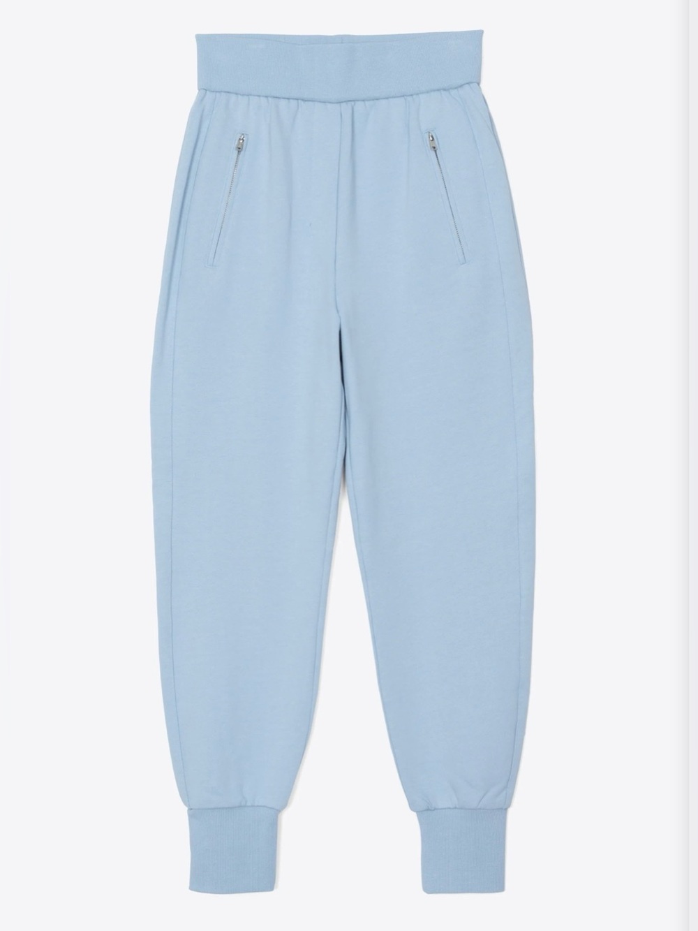 3.1 Phillip Lim FRENCH TERRY JOGGER Light Blue High-Waist Jogger Sweatpants L